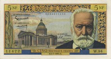 5 francs nouveau victor hugo